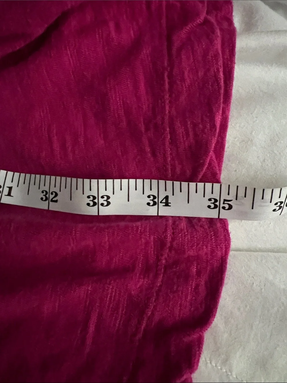 LOFT | Women’s Bright Fuchsia Ruffle Cap Sleeve 100% Cotton Summer Dress Size M - Picture 16 of 17